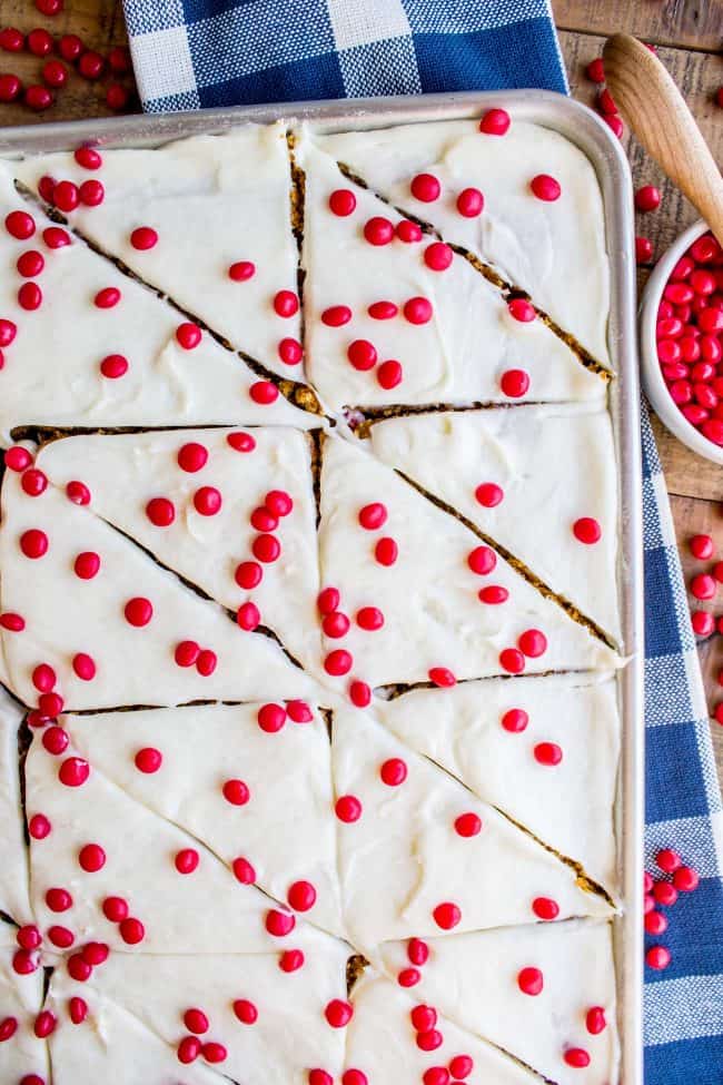 Paul's Pumpkin Bars with Cream Cheese Frosting