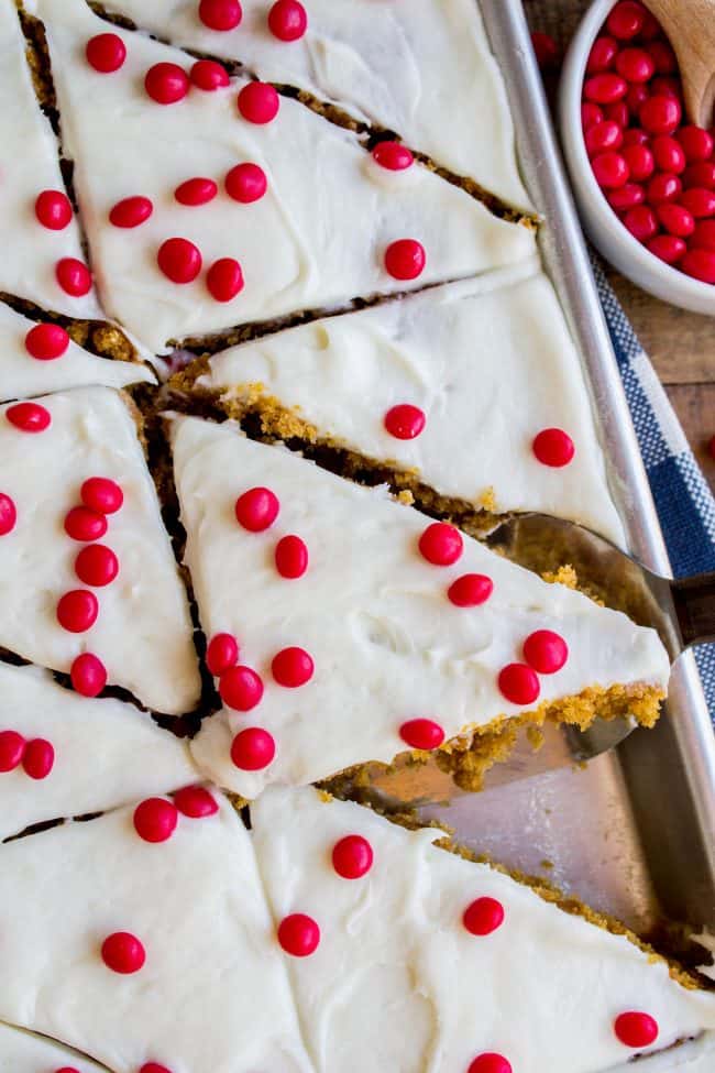 Paul's Pumpkin Bars with Cream Cheese Frosting