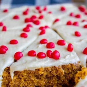 Paul's Pumpkin Bars with Cream Cheese Frosting