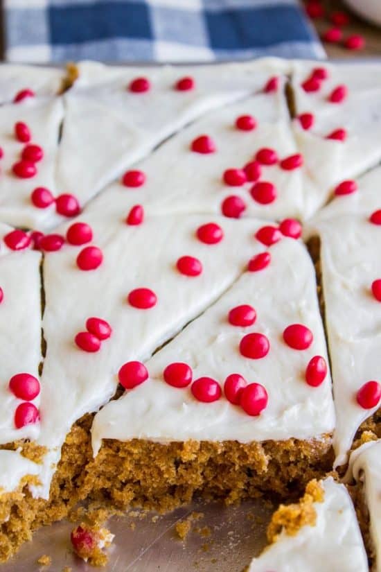 Paul's Pumpkin Bars with Cream Cheese Frosting