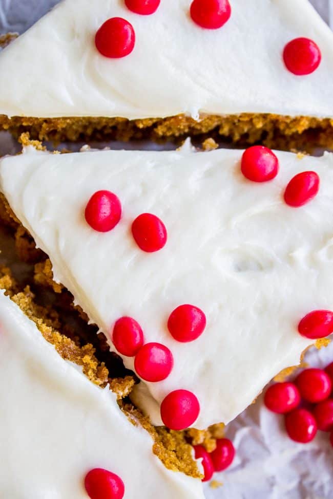 Paul's Pumpkin Bars with Cream Cheese Frosting