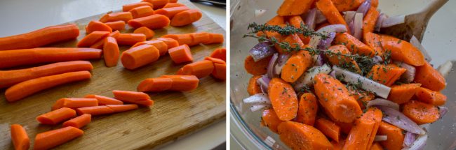 Apple Cider Roasted Carrots with Plums - 16