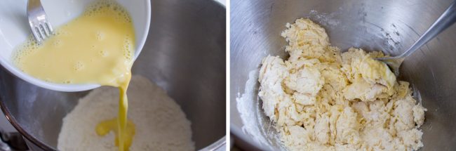 making homemade noodles from scratch for chicken noodle soup.