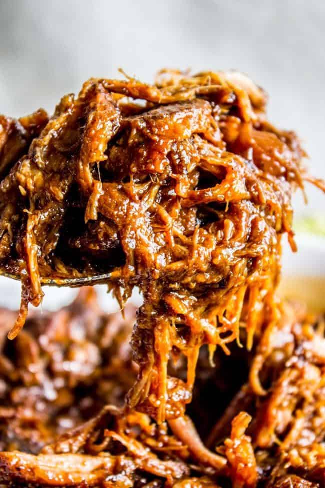 Cafe Rio Sweet Shredded Pork for Burritos  Slow Cooker Instant Pot  - 1