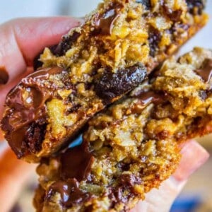 Dark Chocolate Cherry Oatmeal Cookies from The Food Charlatan