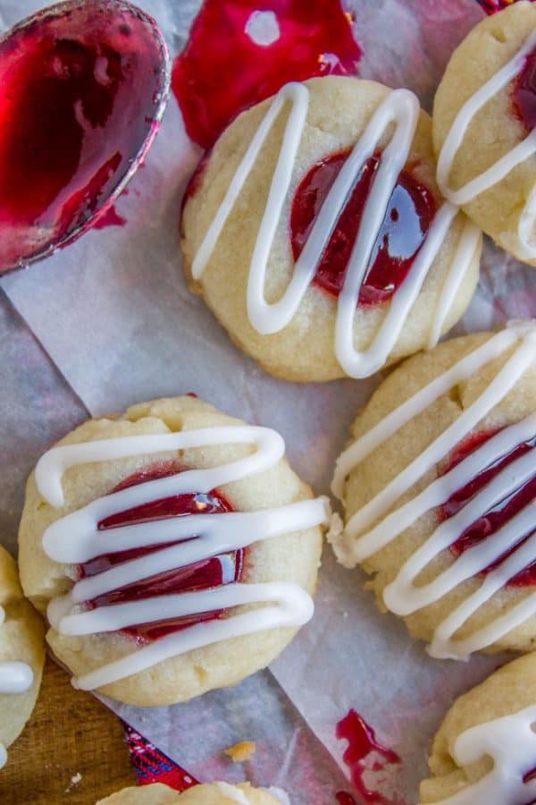 Raspberry Thumbprint Cookies Recipe The Food Charlatan