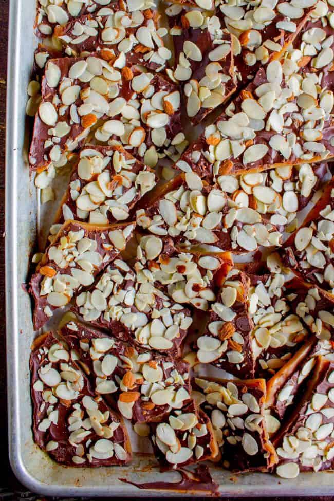 How to make toffee with nuts