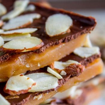 English Toffee with Almonds