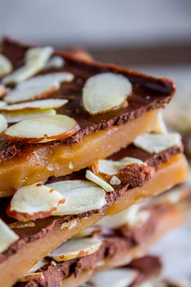 English Toffee Recipe with Almonds