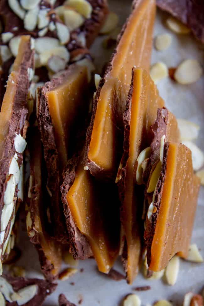 The Best Homemade English Toffee Recipe - The Food Charlatan