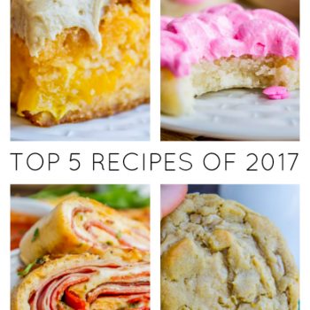 peach cake, sugar cookies, stromboli, peanut butter cookies
