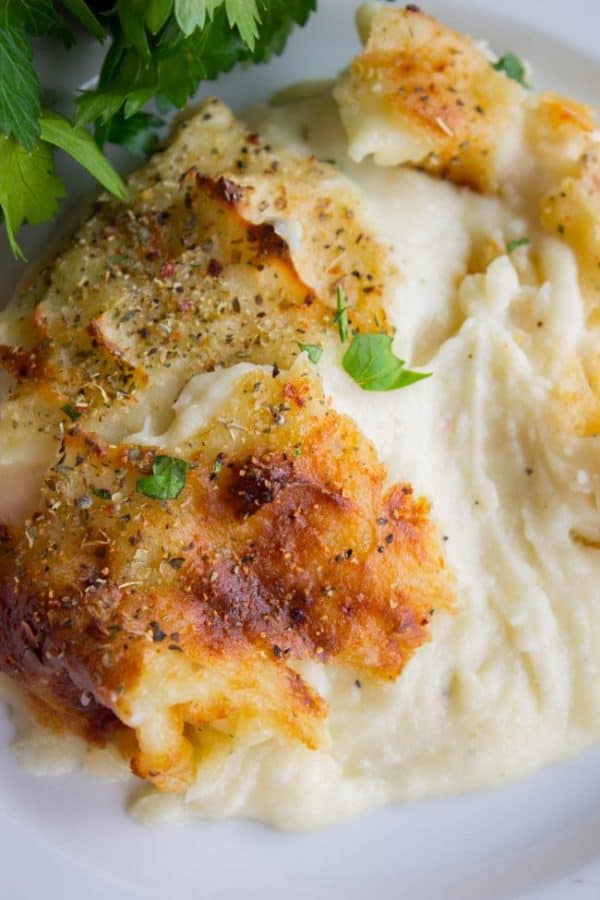Make Ahead Creamy Italian Mashed Potatoes - The Food Charlatan