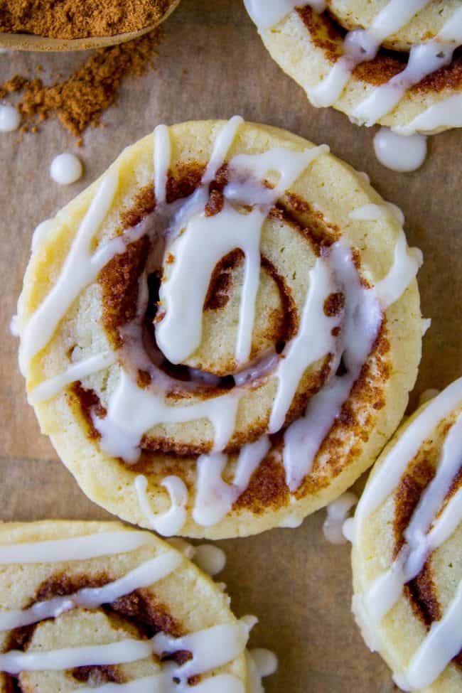 Cinnamon Roll Sugar Cookies The Food Charlatan