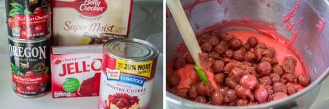 how to make cherry flag cake