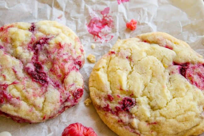 raspberry lemon cookies