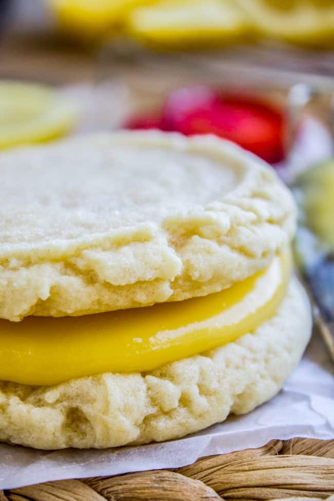 Lemon Curd Sugar Cookie Sandwich Recipe The Food Charlatan