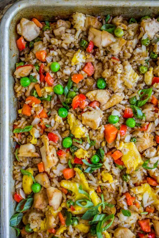 Easy One-Pan Chicken Fried Rice