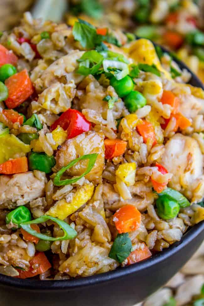 Sheet Pan Chicken Fried Rice - The Food Charlatan