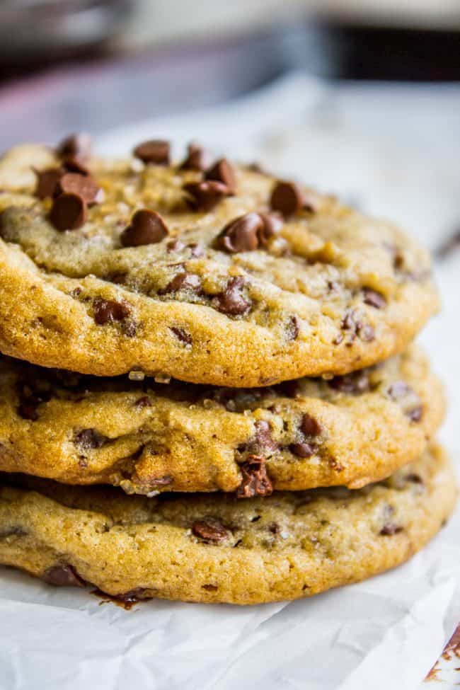 homemade chocolate chip cookies