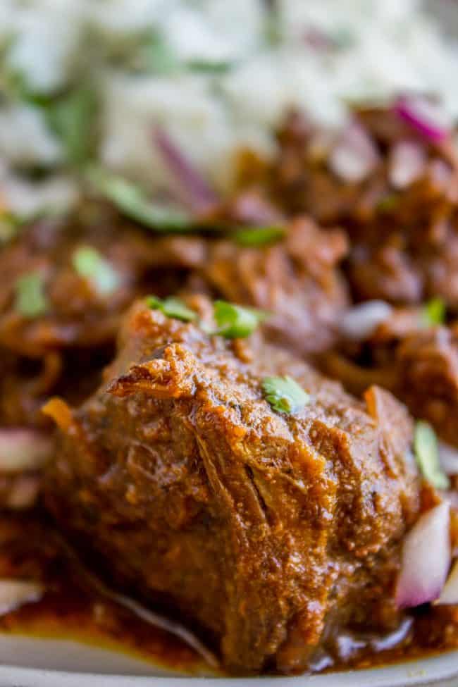 beef curry with cilantro. 