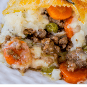 turkey pot pie.