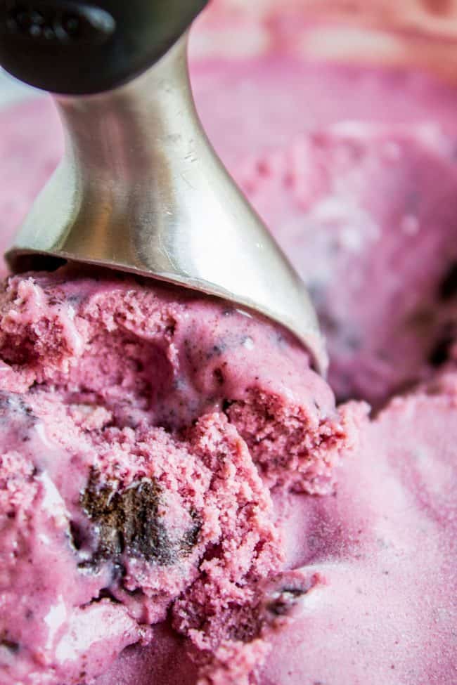 Black Raspberry Ice Cream with Oreos - 14