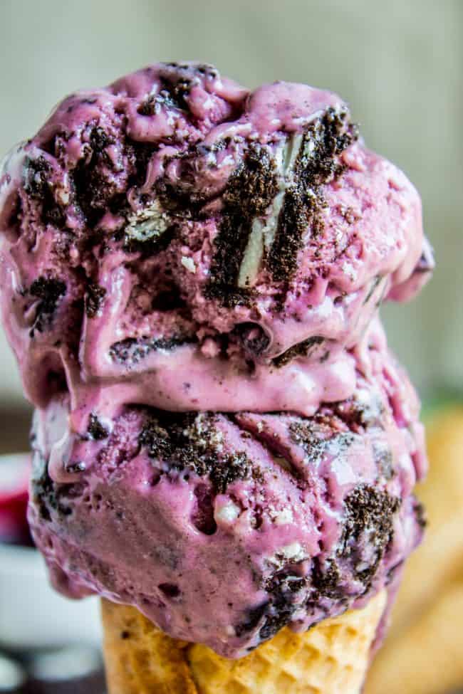 black raspberry ice cream