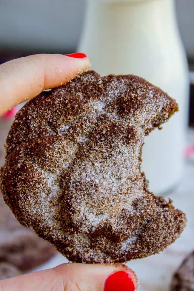 chocolate snickerdoodles