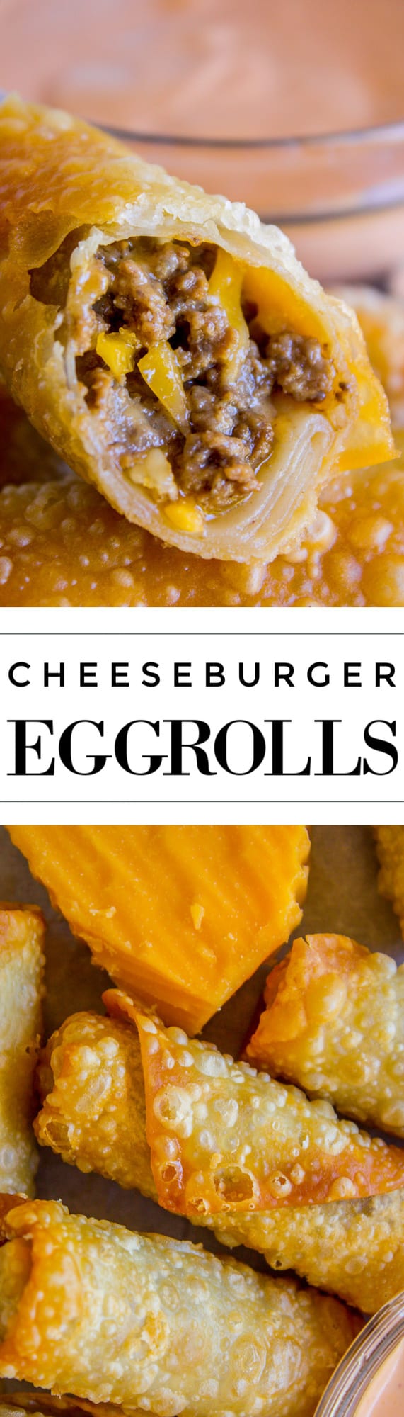 Cheeseburger Egg Rolls Recipe - The Food Charlatan
