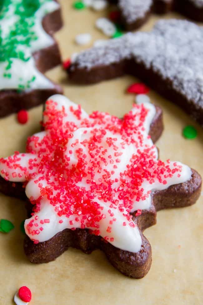 chocolate sugar cookies from scratch