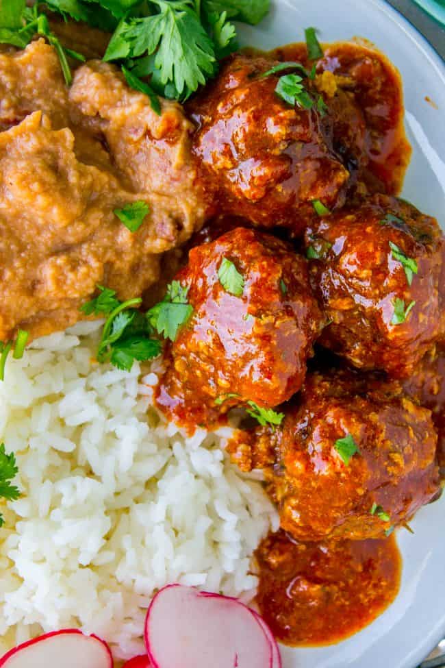 easy baked mexican meatballs recipe