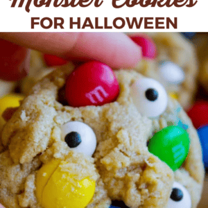 Easy Monster Cookies for Halloween
