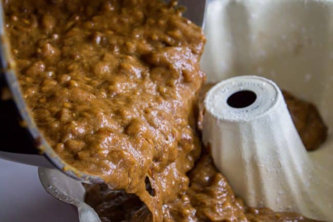 sticky toffee pudding batter