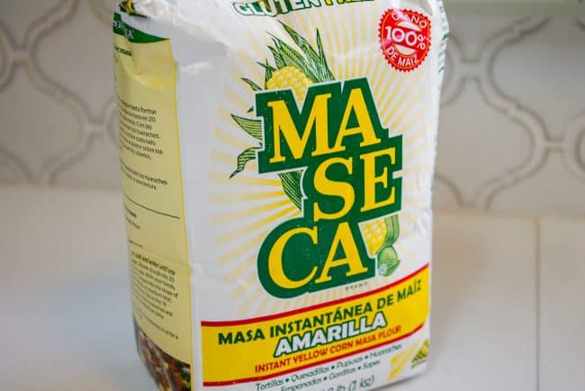 Maseca corn flour.