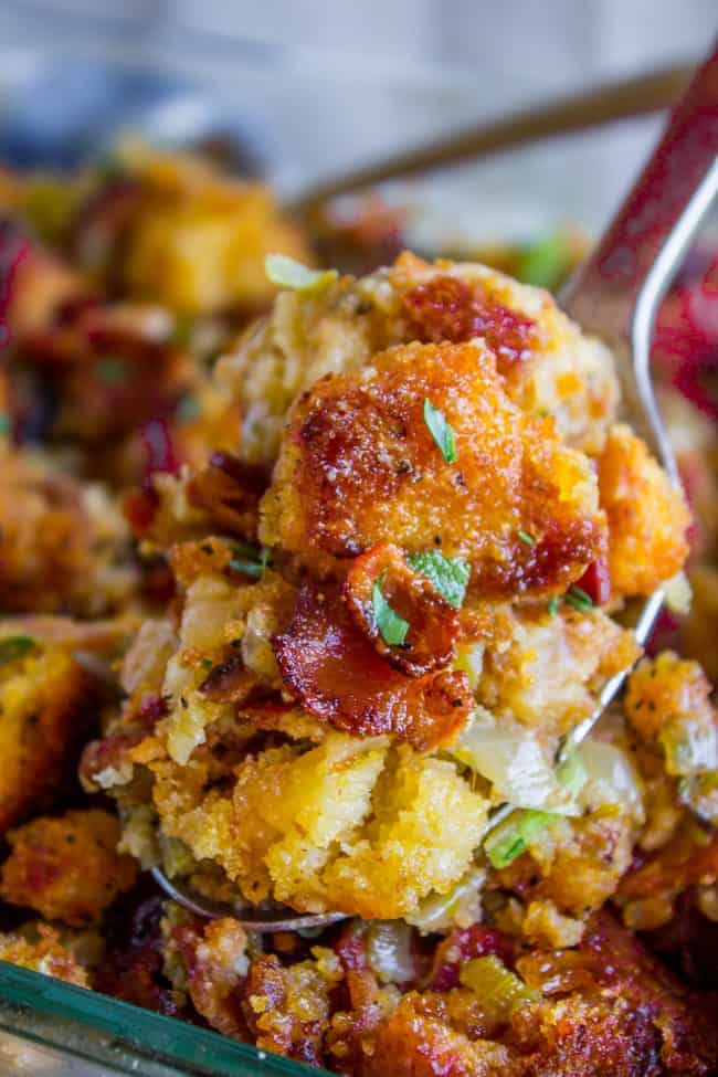 Bacon Corn Bread Stuffing - 17