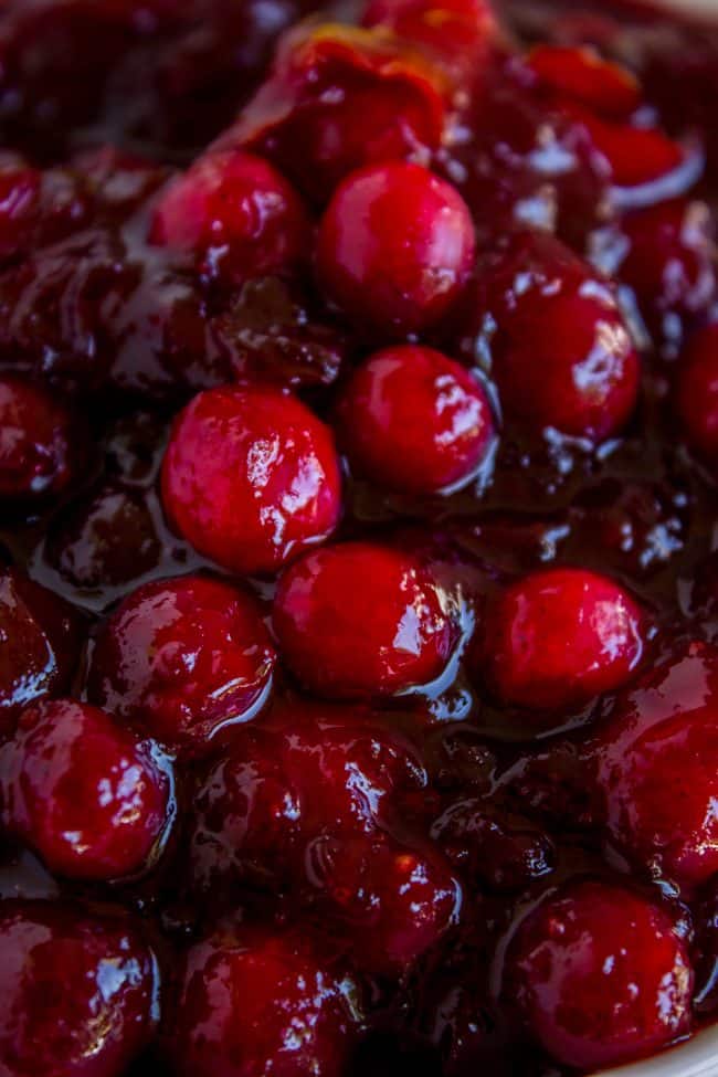 fresh whole cranberry sauce.