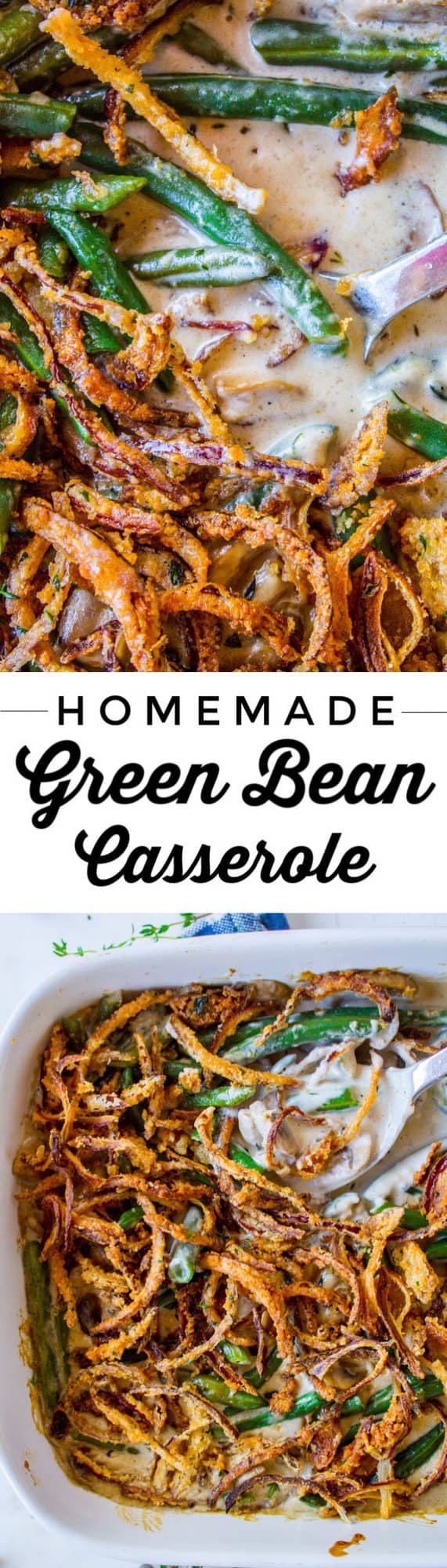 Homemade Green Bean Casserole Recipe - The Food Charlatan