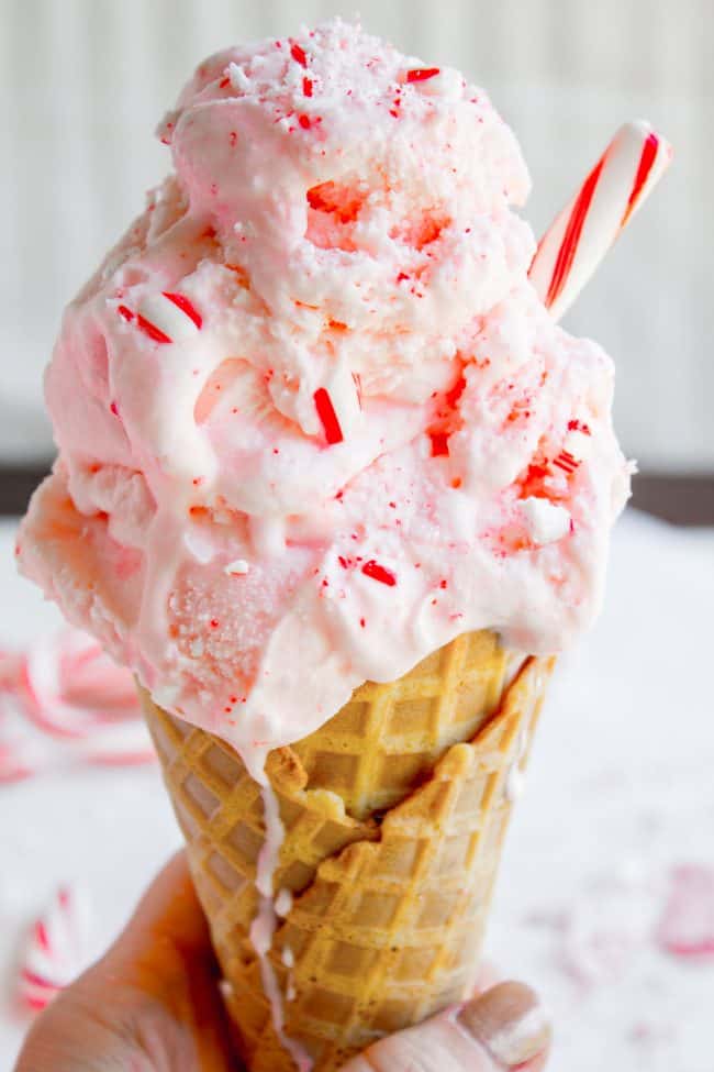 Candy cane deals ice cream