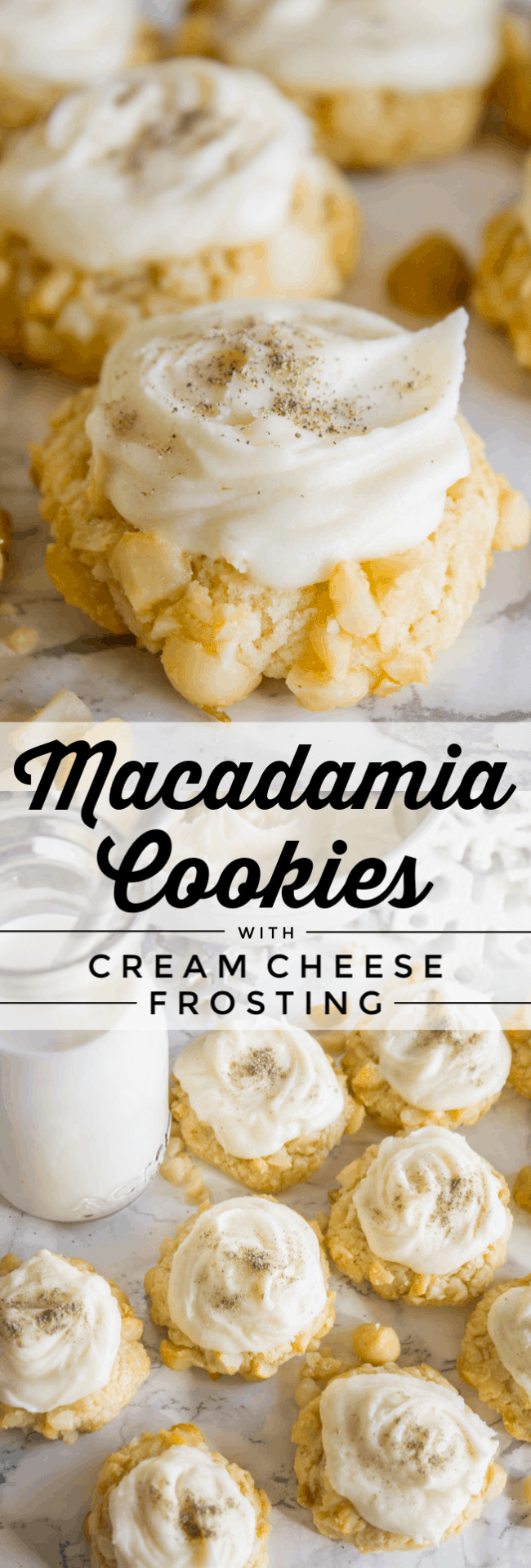 Macadamia Nut Cookies with Cream Cheese Frosting The Food Charlatan