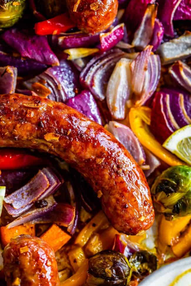 one pan sausage and veggies