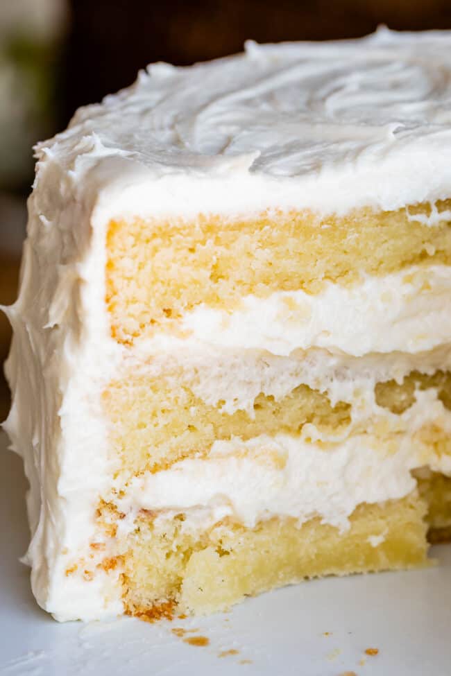 The Best Homemade White Cake Recipe of Your Life -The Food ...