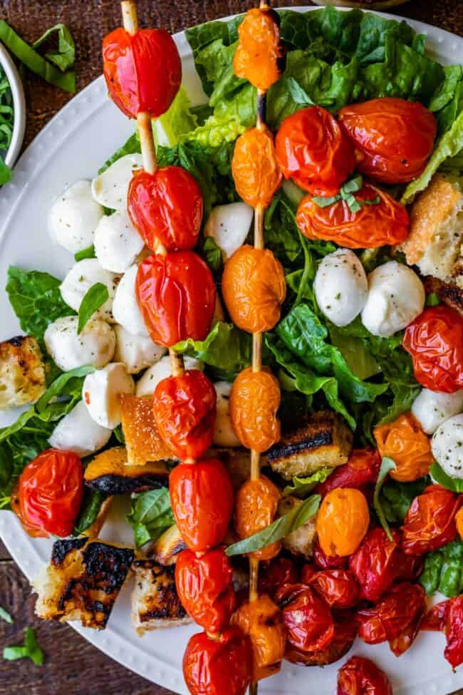 tomato basil mozzarella salad