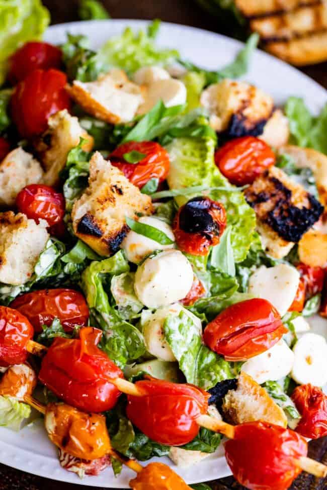 tomato basil mozzarella salad