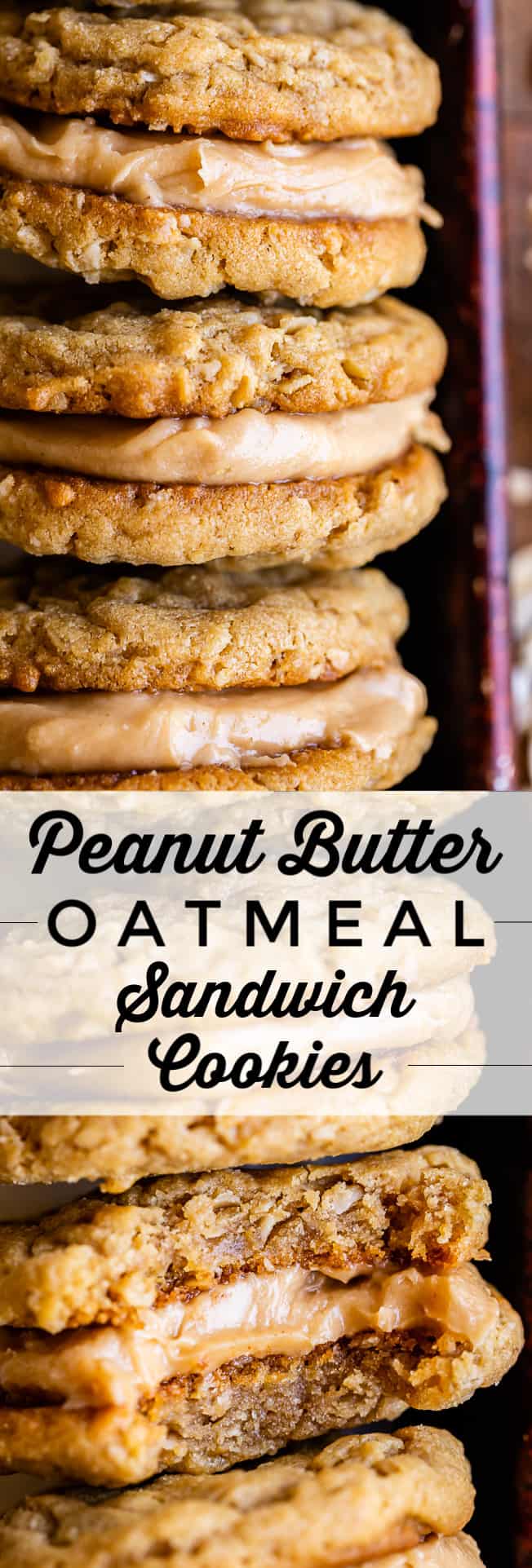 Peanut Butter Oatmeal Sandwich Cookies The Food Charlatan