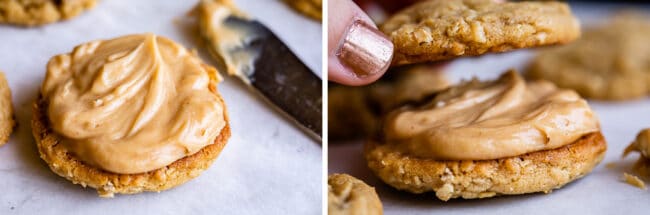 Peanut Butter Oatmeal Sandwich Cookies - 1