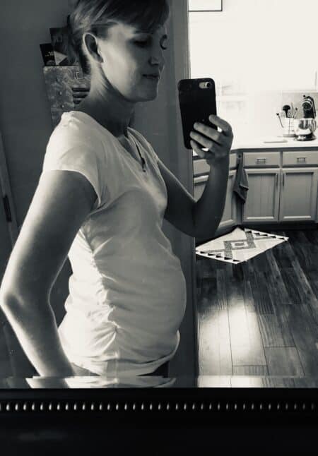 Baby bump picture