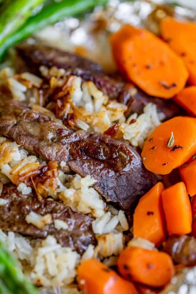 Balsamic Oven Baked Steak (Sheet Pan Dinner) - A Spicy Perspective