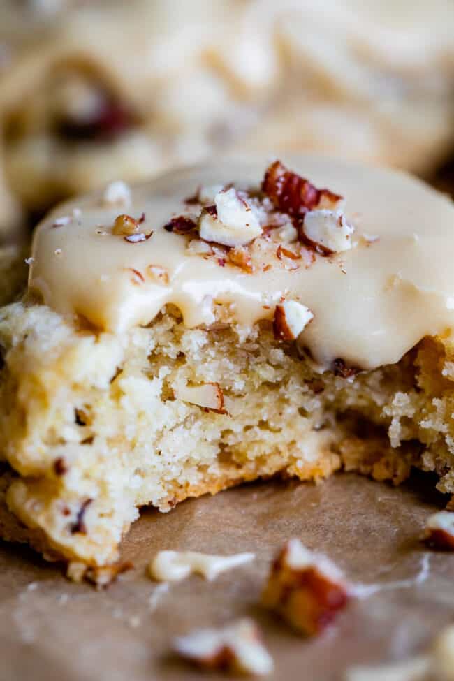 Pecan Maple Cookies with Maple Glaze - 38