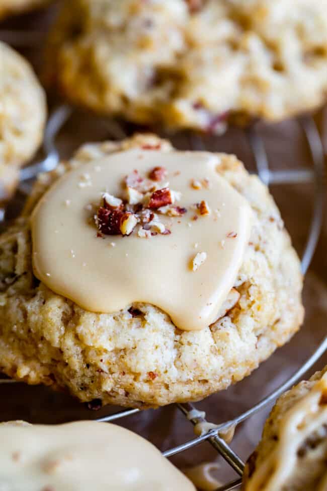 Pecan Maple Cookies with Maple Glaze - 66