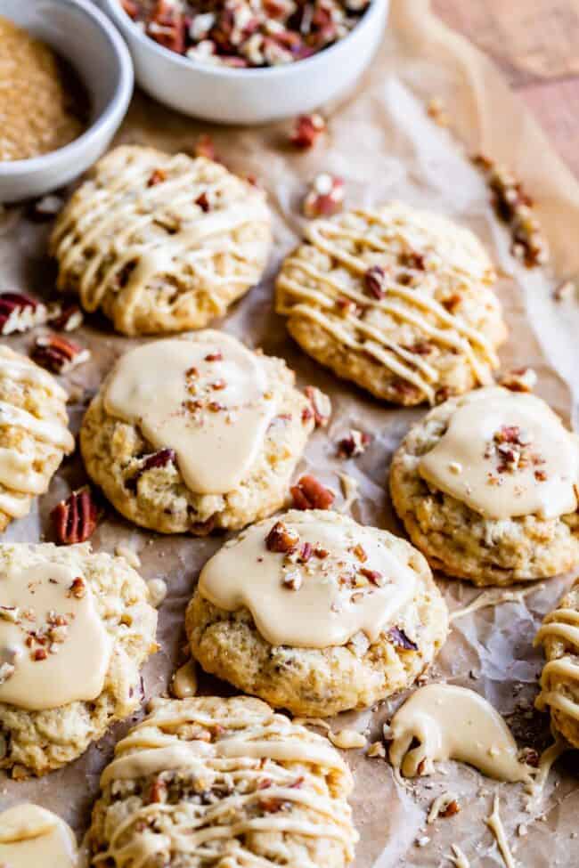 Pecan Maple Cookies with Maple Glaze - 55